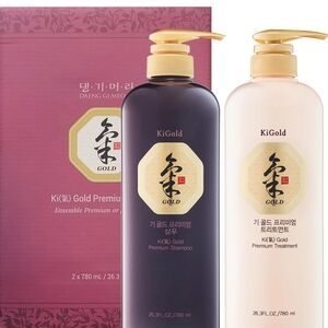 Daeng Gi Meo Ri Premium Shampoo and Treatment Set - Black and Cream